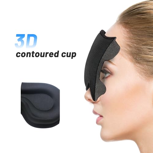 3D Contoured Sleep Mask for Side Sleepers