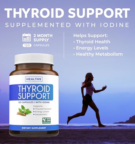 Thyroid Support Capsules with Iodine and Ashwagandha
