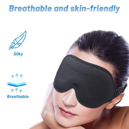 3D Contoured Sleep Mask for Side Sleepers