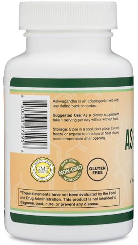 Ashwagandha Capsules 500mg Extract for Stress Relief
