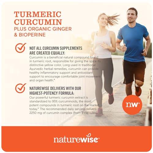 NatureWise Curcumin Turmeric 2250mg with BioPerine