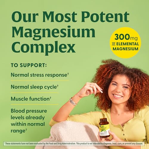MegaFood Magnesium 300 mg for Heart & Nerve Support