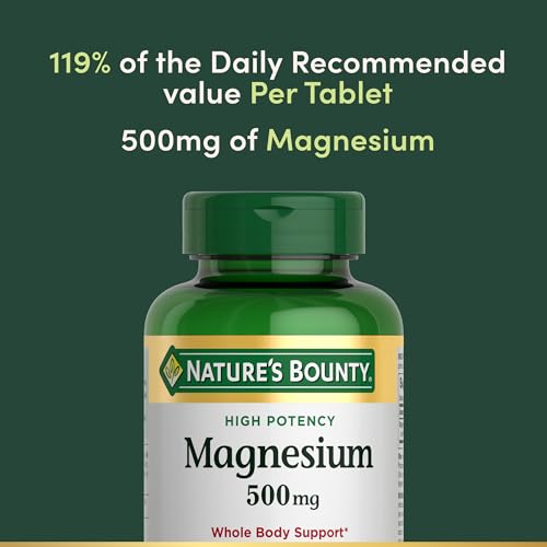 Nature's Bounty Magnesium for Bone and Muscle Health