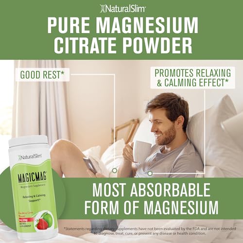 NaturalSlim Magnesium Citrate Powder – Stress & Sleep Support