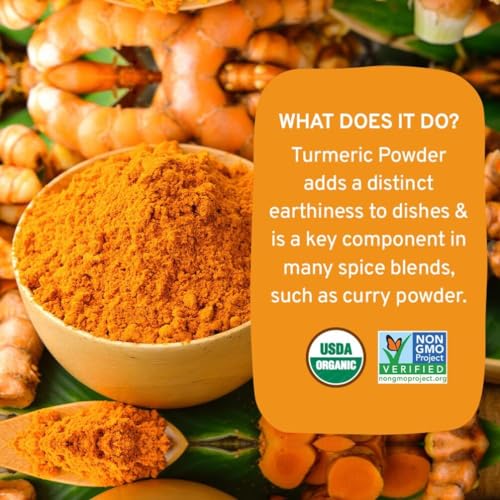 Organic Turmeric Powder with Curcumin - 397g