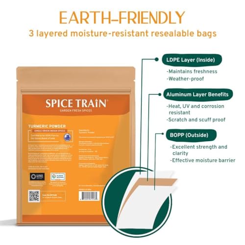 Organic Turmeric Powder with Curcumin - 397g