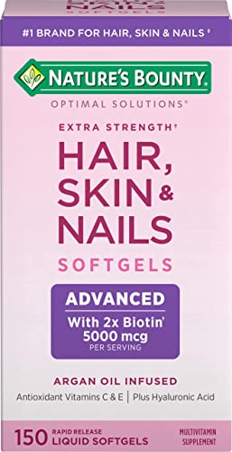 Argan-Infused Hair, Skin & Nails Vitamin Supplement