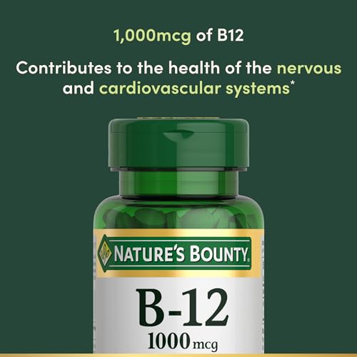 Nature's Bounty B12 Energy Support Tablets, 200 Ct