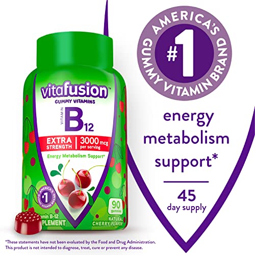 Vitafusion Extra Strength Vitamin B12 Gummies - Cherry