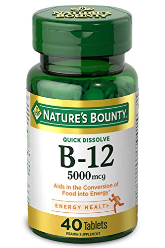Nature's Bounty B12 Quick Dissolve Energy Support
