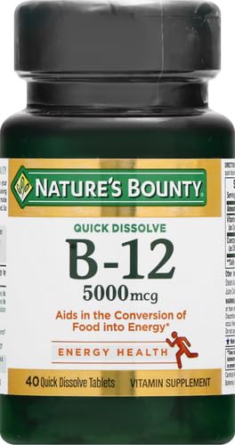 Nature's Bounty B12 Quick Dissolve Energy Support