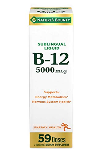 Nature's Bounty B12 Sublingual Liquid 5000 Mcg