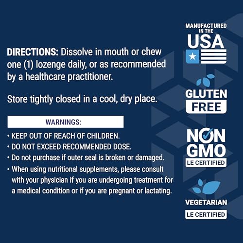 Life Extension B12 Methylcobalamin 500mcg Lozenges - 100 Count