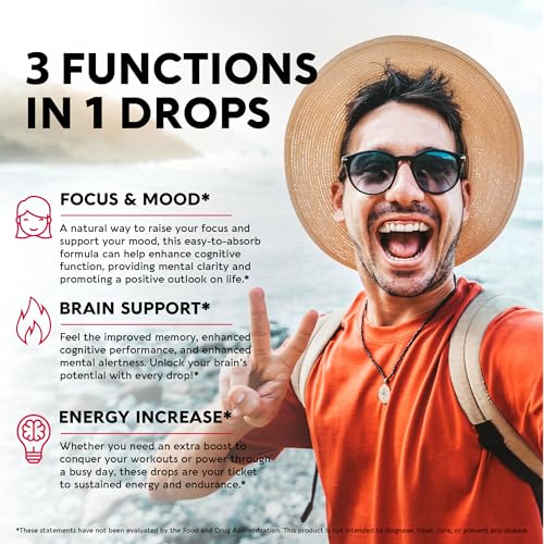 Organic Vegan B12 Sublingual Drops - 5000 mcg