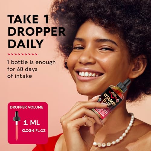 Organic Vegan B12 Sublingual Drops - 5000 mcg