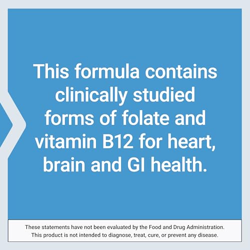 Life Extension BioActive Folate & B12 Supplement, 90 Capsules