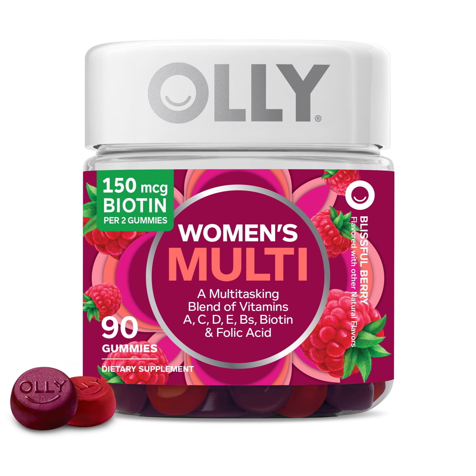 OLLY Women's Berry Multivitamin Gummy - 130 Count