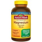 Nature Made Magnesium Glycinate 200 mg - 180 Capsules