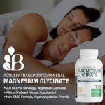 Bronson Magnesium Glycinate 200mg - High Absorption Capsules