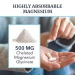 High Absorption Magnesium Glycinate 500mg - 120ct