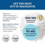 High Absorption Magnesium Glycinate 500mg - 120ct
