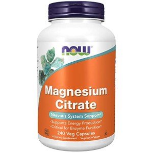 Now Supplements Magnesium Citrate for Nervous System Support