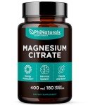 Magnesium Citrate Powder Capsules 400mg - Pure Non-GMO