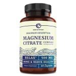 Magnesium Citrate 500 MG for Calm & Digestion