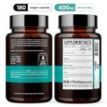 Magnesium Citrate Powder Capsules 400mg - Pure Non-GMO