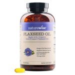 NatureWise Flaxseed Oil 1200 mg - Heart Health Supplement