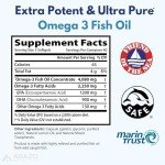 Arazo Nutrition Omega 3 Fish Oil Softgels, 120 Count
