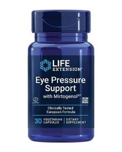 Eye Pressure Support Supplement with Mirtogenol - 30 Capsules