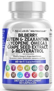 Eye Health Formula with Bilberry, Lutein & Omega 3