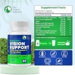 Eye Health Vitamins with Lutein and Zinc - 60 Capsules
