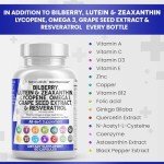 Eye Health Vitamins with Bilberry and Lutein 60 Caps