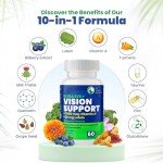 Eye Health Vitamins with Lutein and Zinc - 60 Capsules