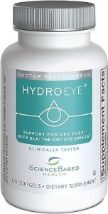 HydroEye Softgels for Dry Eye Relief - 120 Count
