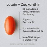 Lutein & Zeaxanthin Eye Health Support – 120 Veggie Softgels