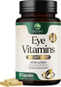 Vegan Eye Vitamins with Lutein & Bilberry - 60 Caps