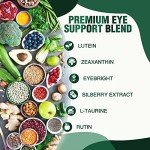 Vegan Eye Vitamins with Lutein & Bilberry - 60 Caps