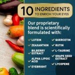 Eye Health Supplement with Lutein, Bilberry & Zinc