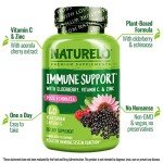 Naturelo Immune Support: Vitamin C, Elderberry & Zinc