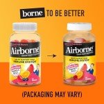 Airborne Vitamin C Immune Gummies, Assorted Fruit, 63 ct