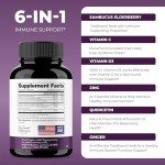 Elderberry C & Zinc Capsules for Immune Support