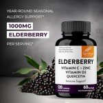 Elderberry C & Zinc Capsules for Immune Support