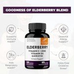 Elderberry C & Zinc Capsules for Immune Support