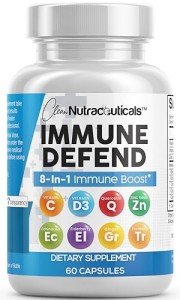 8-in-1 Immune Support Supplement with Zinc & Vitamins
