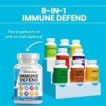 8-in-1 Immune Support Supplement with Zinc & Vitamins