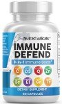 8-in-1 Immune Support Supplement with Zinc & Vitamins