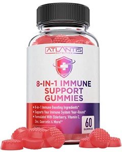 8-In-1 Elderberry Immune Support Gummies - 60 Count